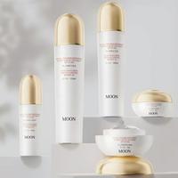 Flacons cosmétiques carrés en verre épais de luxe sur mesure (10ml/30ml/50ml) avec bouchon à vis, étiquettes personnalisables, logo personnalisé, doré
