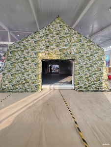 Jungle Starry Sky Tienda inflable de tres capas Oxford Bosque verde <span class=keywords><strong>Paintball</strong></span> Comando Ejercicio para acampar y actividades al aire libre - Product Image 3