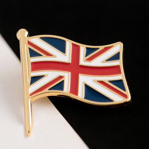 Fabricant américain Allemagne couleur émail doux métal personnalisé émail doux <span class=keywords><strong>France</strong></span> drapeau épinglette - Product Image 2