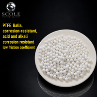 Billes en plastique PTFE solides et creuses de 5 mm, 25 mm, 38,1 mm, 50 mm