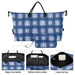 Sac de voyage et de sport de grande capacité, design de Noël, haute qualité, idéal pour les voyages et la gym - Product Image 2