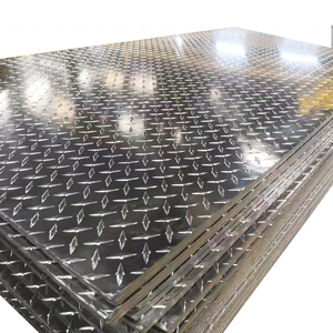 Tôle striée antidérapante <span class=keywords><strong>en</strong></span> acier inoxydable série 300, motif losanges, à 5 barres, pour revêtements de sol – Prix usine - Product Image 3