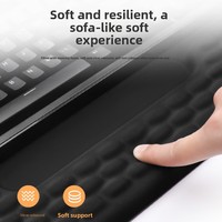 Support de clavier mécanique, support de poignet pour ordinateur de bureau, support de poignet en mousse à mémoire de forme, tapis de souris ergonomique en gros