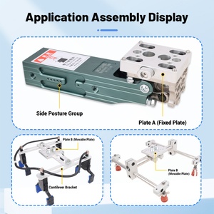 Industrial Robot Accessory CNC 3240 Manual Workholding <b>Clamp</b> Pneumatic Cylinder Easy Installation Push Pull Mount for Gripper - Product Image 4