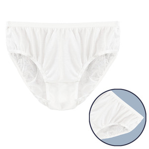 Ropa Interior Desechable de Maternidad Diaria, de Algodón Suave, Transpirable, Blanca, de Corte Alto, con Estampado, de Alta Calidad, al por Mayor - Product Image 5