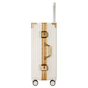 Nuova <span class=keywords><strong>Valigia</strong></span> da Viaggio in Alluminio e PC <span class=keywords><strong>con</strong></span> Ruote Universali, Elegante e Resistente per Viaggi alla Moda - Product Image 2