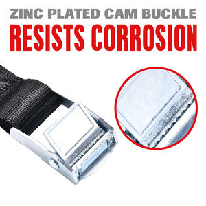 Sangle à boucle à came de 25 mm, longueur personnalisée, impression de logo LC, certifiée TUV GS, 250 kg, pour la fixation de palettes industrielles, fabrication sur mesure - Product Image 2