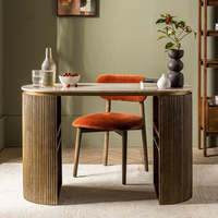 Chaise de salle à manger artisanale en bois de manguier massif – Design moderne, durable et confortable, élégance rustique et stylée, portable pour chambre et villa 4