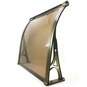 Copertura antipioggia baldacchino finestra per tenda da sole in alluminio per casa tenda da sole per porte di dimensioni Multiple tenda da sole per porta d'ingresso protetta dai raggi Uv