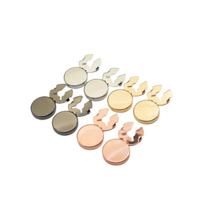 Wholesale Zinc Alloy <b>Cufflinks</b> <b>Shirt</b> Cover Button Clips and <b>Shirt</b> Studs with Smooth Box Cover. Custom Logo Printing Available - Product Image 5