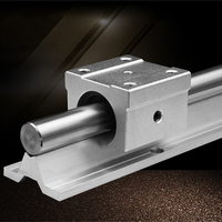 Paypal accepté 50mm à 1000mm voyage CNC Rail de guidage linéaire avec accessoires de roulement en acier Nema 23