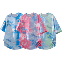 T-shirt Homme Col Rond Léger en Spandex/Polyester Tricoté Style Urbain Estival 180 GSM avec Impression par Sublimation à Motifs