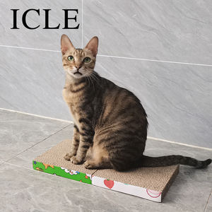 Fabrik Günstige OEM Board Interaktive Cat Corner <span class=keywords><strong>Scratch</strong></span> Board Wellpappe Scratcher Pad - Product Image 2