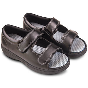 Chaussures médicales confortables d'usine semelles intérieures amovibles pieds gonflés crochet et boucle chaussures diabétiques pour femmes sandales larges - Product Image 1