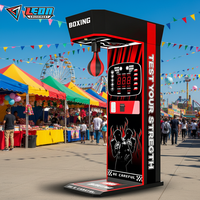 Machine de jeu d'arcade de boxe à monnayeur avec système de récompense, jeu de défi de force sportif pour adultes, pour carnaval et salle d'arcade intérieure