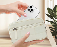 Sac de poignet tendance pour femme, sac de poignet imperméable pour femme, portefeuille élégant pour femme, sac pour téléphone portable