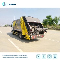 Camion compacteur de déchets Isuzu 4x2 de 9 m³ à vendre, nouveau camion à chargement arrière, camion de compression des déchets pour la ville