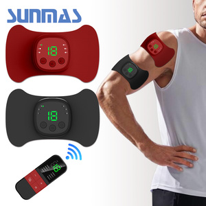 Appareil <span class=keywords><strong>TENS</strong></span> sans fil basse fréquence avec contrôle de deux appareils, modes de thérapie multiples, intensité réglable et commande à distance - Product Image 1