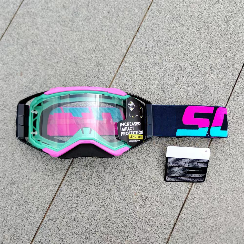Black/pink frame + clear lens