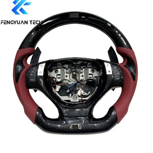 Volante in Fibra di Carbonio Stile F Sport per Lexus Serie IS Is350 Is250 Gs350 Gs300 <span class=keywords><strong>Gsf</strong></span> 2013 2014 2015 2016 2017 2018 - Product Image 2