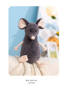 Британский плюшевый котёнок-мышка Jelly Cat из серии Lakeland <span class=keywords><strong>Yummy</strong></span>, мягкая игрушка с наполнителем из ПП-хлопка, для снятия стресса и с вышивкой - Product Image 4