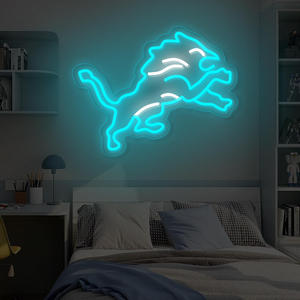 Luz de Neón Personalizada con Logotipo de Equipo de Fútbol, Lámpara LED Decorativa de Pared, Luminosa, Acrílica, para Navidad, Bodas, Iluminación Municipal Exterior - Product Image 3