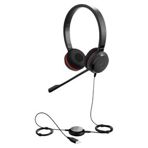 Casque filaire stéréo <span class=keywords><strong>Jabra</strong></span> <span class=keywords><strong>Evolve</strong></span> <span class=keywords><strong>30</strong></span> II USB avec prise jack 3,5 mm, micro anti-bruit, voyant d'occupation et commandes intégrées pour bureau - Product Image 2