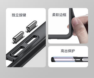 Pour Sony <span class=keywords><strong>Xperia</strong></span> <span class=keywords><strong>1V</strong></span> 5V 10V étuis de téléphone hybrides étuis de téléphone transparents en acrylique étui de téléphone antichoc - Product Image 4