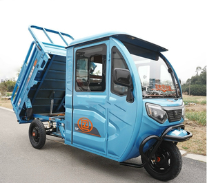 Precio al por mayor de fábrica Triciclo de carga eléctrica Transporte agrícola de buena calidad con diseño de cuerpo cerrado - Product Image 3