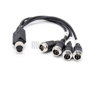 Can Bus M12 соединительный кабель Y 12-контактный кабельный жгут - Product Image 4