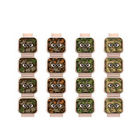 Accessoires d'expression faciale pour figurines de construction MOC - Soldat allemand, Soldat fantôme masqué blessé - Pièces de modèle de blocs de construction jouet