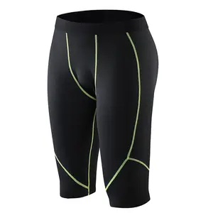 Topverkoop Sneldrogende Basketbalpanty 'S 3/4 Heren Hardlooplegging Actieve Compressie Gymbroek Fitness Sportkleding