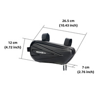 Sacoche latérale rigide pour moto, type boîte, pour vélo électrique Yadea, à suspendre à la selle, pour outils