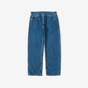 Jeans baggy vintage délavés coupe droite pour hommes – Style streetwear décontracté taille mi-haute en denim respirant – Printemps/Automne – Vente en gros - Product Image 4