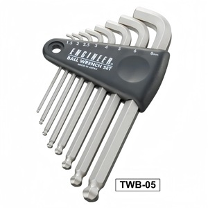 ชุดประแจหัวบอลพอยท์ 8 ชิ้น เมตริก ก้านสั้น ผลิตในญี่ปุ่น - Product Image 4