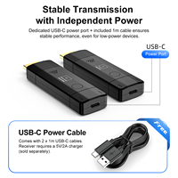 Émetteur et récepteur HDMI sans fil 50M, kit d'extension audio et vidéo HDMI sans fil 1080p, convertisseur de mise en miroir de l'écran de la télévision