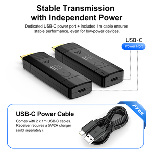 Émetteur et récepteur HDMI sans fil 50M, kit d'extension audio et vidéo HDMI sans fil 1080p, convertisseur de mise en miroir de l'écran de la télévision - Product Image 3
