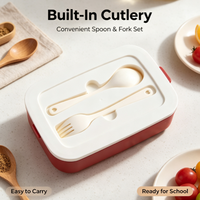 Boîte à lunch en plastique pour enfants de 1500 ml, portable, micro-ondable, étanche, réchauffable, conteneur de stockage alimentaire pour étudiants, pour l'école, le pique-nique, le bureau