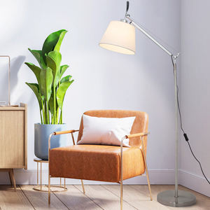 Lampe sur pied réglable de style industriel minimaliste, design original, prix de gros, lampe sur pied en métal, éclairage de salon, moderne - Product Image 1