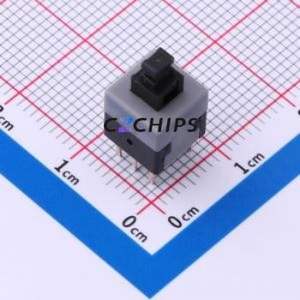 PS-2206-L NS Push Button Switch Through hole Component (THT) Switch Double Pole Double Throw Round Plunger Through Hole 100mA - Product Image 1