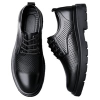 Chaussures décontractées de luxe 100 % cuir véritable à enfiler, bout ouvert, légères et respirantes, toutes saisons