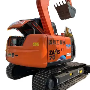 Excavadora de orugas de segunda mano original hecha en Japón, excavadora Hitachi zx70 EX70, miniexcavadora de 7 toneladas a la venta - Product Image 1