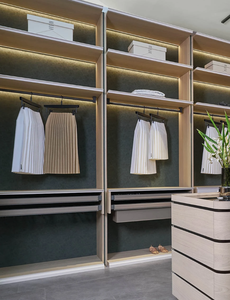 Custom Luxury Modern Walk-In <strong>Closet</strong> Wardrobe Systems Design Wood Bedroom Wardrobe - Product Image 2