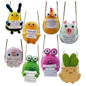 Mini Muñeco de Punto y Ganchillo con Forma de Patata Positiva - Color Personalizado, Temática de Animales y Naturaleza, Decoración para Fiestas y Regalo para Mayores de 0 Años - Product Image 1