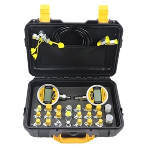 เครื่องมือทดสอบเกจวัดแรงดันไฮดรอลิกดิจิตอลอเนกประสงค์ HongWang สำหรับรถขุดตีนตะขาบ พร้อมการรับประกัน 1 ปี 2 เกจ - Product Image 2