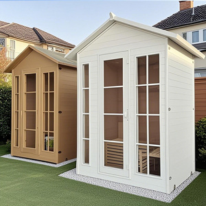 Sauna extérieur sur mesure, maison de luxe en hemlock à infrarouge - Product Image 4