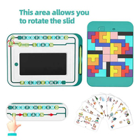 Tablette de dessin numérique BGL affichage 3 en 1 lcd jouet de puzzle multifonctionnel avec planche à dessin pour enfants