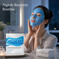 Masque facial en gelée de collagène à l'acide hyaluronique et au peptide de cuivre bleu pour tous types de peau