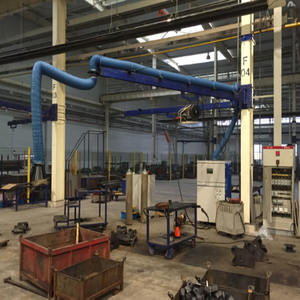 Extracteur de fumées de soudage Oujing Laboratory avec bras flexible, régulateur de volume d'air, en acier au carbone, bras d'extraction de 5 m - Product Image 4