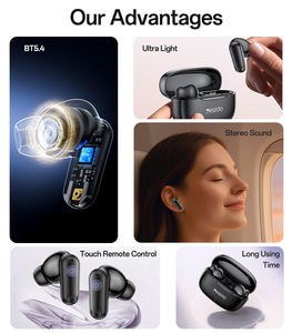 Yesido BT5.4 Control remoto táctil TWS Auriculares inalámbricos Tiempo de uso prolongado Sonido estéreo Auriculares inalámbricos TWS38 - Product Image 4